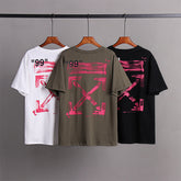 OFF White t shirt OW Arrow Tape Streetwear